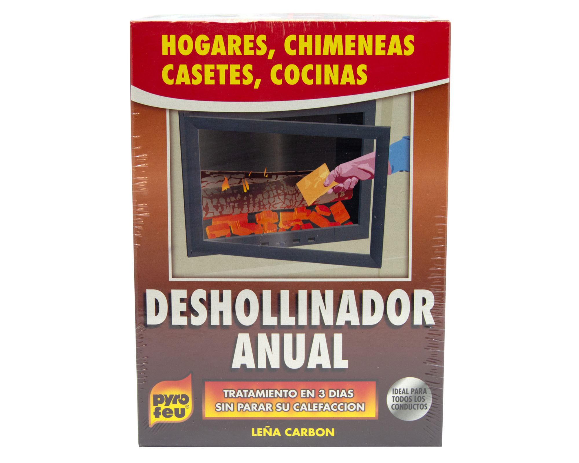 Pyrofeu Deshollinador chimenea leña 3 un. 250 g