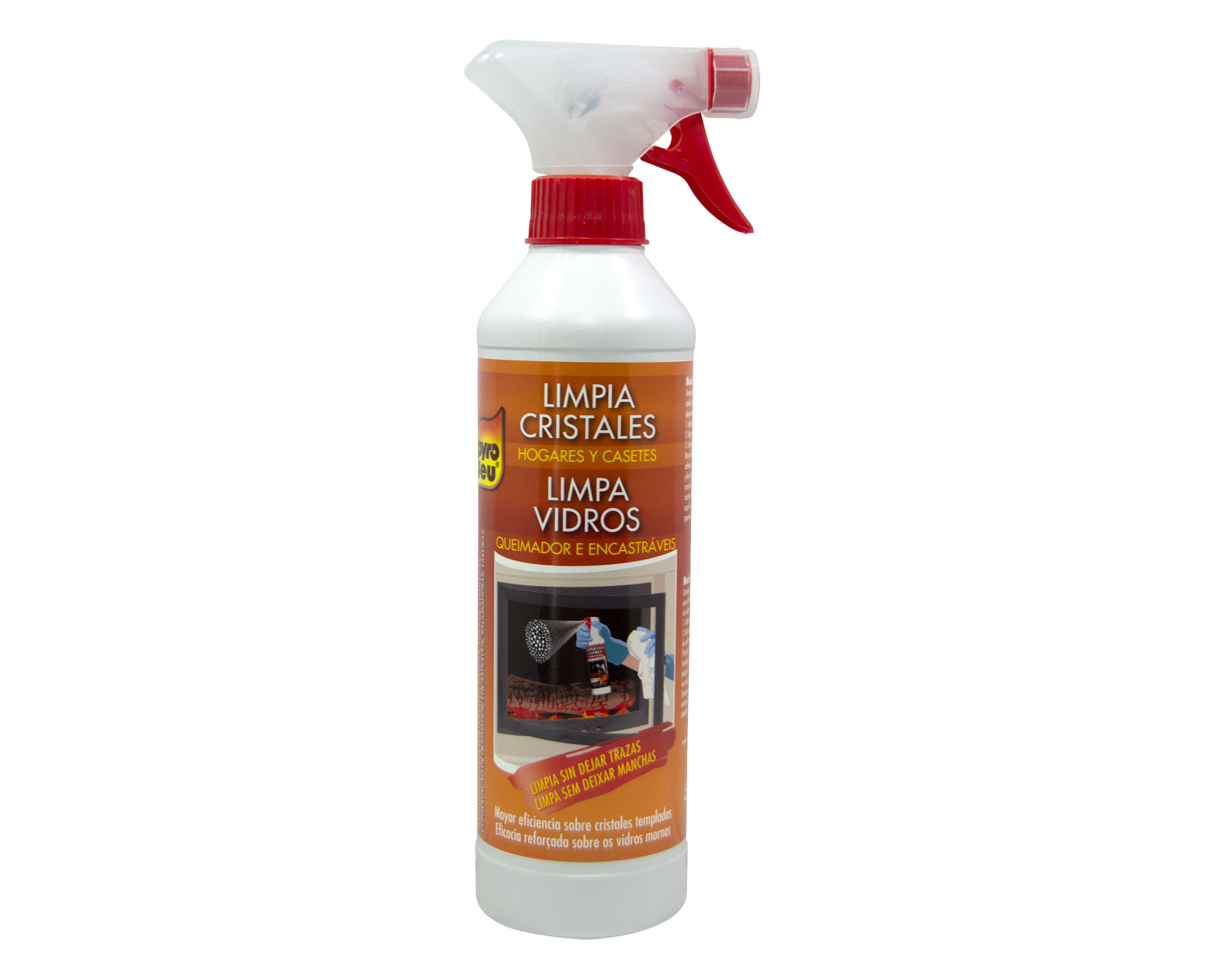 Pyrofeu Limpiador de vidrio Antihollin 500 ml