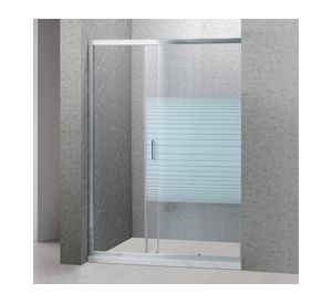 Mampara ajustable Strava transparente 185x120x0.6 cm