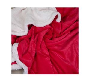 Manta Fluffy deluxe rojo 127x152 cm 1 un.
