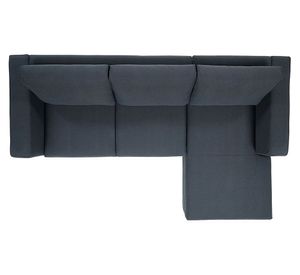 Sofá seccional derecho 3 cuerpos Parma poliéster grafito