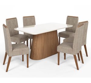 Juego de comedor 6 personas rectangular Mireya