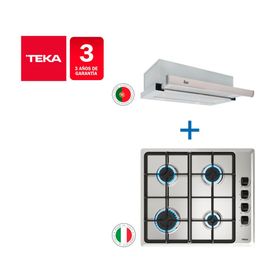 Kit empotrable encimera HLX640 4 quemadores + campana TL 6310