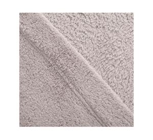 Juego sábanas 2 plazas microfibra Sherpa gris