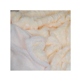 Manta plush sherpa Deluxe beige 1 un.
