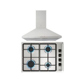 Kit empotrable encimera HLX540 4 quemadores + campana DBB 60