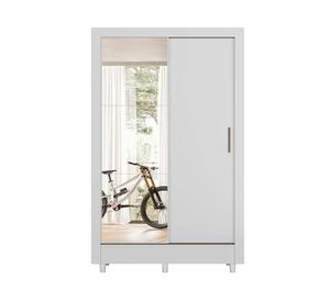 Clóset 2 puertas 2 cajones Bélgica blanco 191x106.6x46 cm