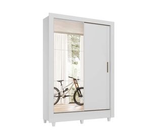 Clóset 2 puertas 2 cajones Bélgica blanco 191x106.6x46 cm