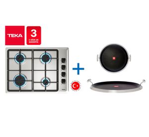 Kit empotrable encimera HLX540 4 quemadores + grill redondo