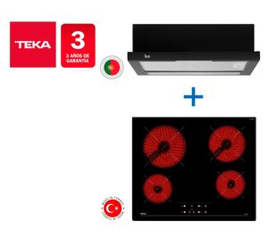 Kit empotrable encimera TB 6415 4 quemadores + campana TL 6310