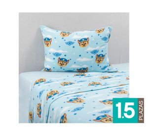 Juego sábanas 1.5 plazas microfibra Aviador diseño