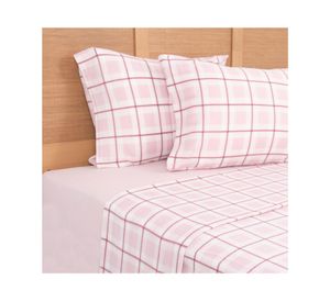 Juego sábanas 2 plazas microfibra Limarí diseño