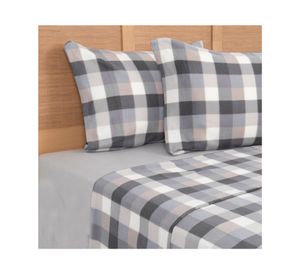 Juego sábanas king microfibra Baker diseño