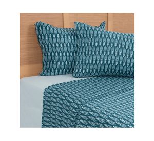 Juego sábanas 2 plazas microfibra Loa diseño