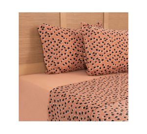 Juego sábanas 2 plazas microfibra Huasco diseño