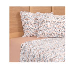 Juego sábanas 2 plazas microfibra Rapel diseño