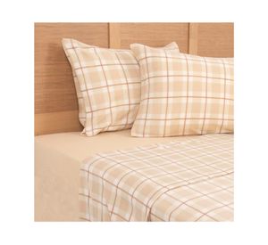 Juego sábanas 2 plazas microfibra Rahue diseño