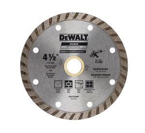 Disco corte diamantado 4-1/2''x5/8'' DW47450HP