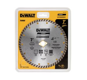 Disco diamantado ranurado 7'' continuo DW47700HP