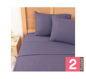 Juego sábanas 2 plazas polar Polar morado