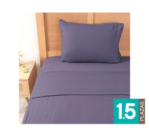 Juego sábanas 1.5 plazas polar Polar morado