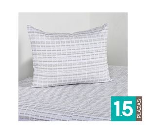 Juego de sábanas 1.5 plazas 200 Hilos Terra blanco