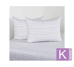 Juego de sábanas king 200 Hilos Terra blanco