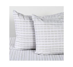 Juego de sábanas king 200 Hilos Terra blanco