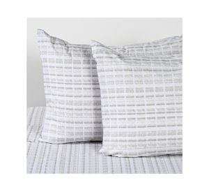 Juego de sábanas 2 plazas 200 Hilos Terra blanco