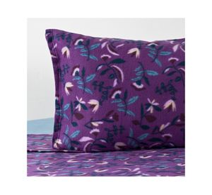 Juego de sábanas 1.5 plazas polar Antrophy morado