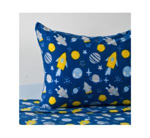 Juego de sábanas 1.5 plazas polar Planetas azul
