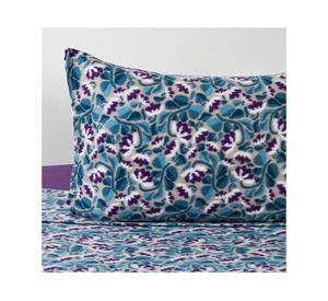 Juego de sábanas 1.5 plazas polar Crik celeste