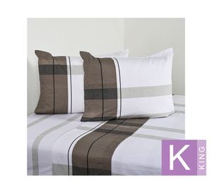 Juego sábanas king 200 hilos Rustic diseño