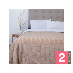 Frazada fluffly sherpa Deluxe beige 2 plazas 1 un.