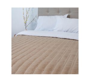 Frazada fluffly sherpa Deluxe beige 2 plazas 1 un.