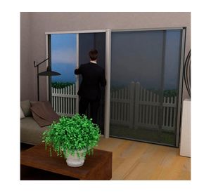 Malla Mosquitera puerta corrediza PVC blanco