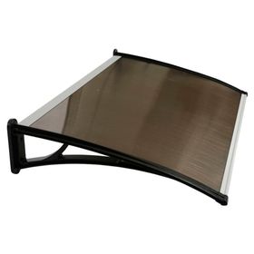 Alero listo Curvo PVC 70x120 cm bronce
