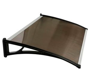 Alero listo Curvo PVC 70x120 cm bronce