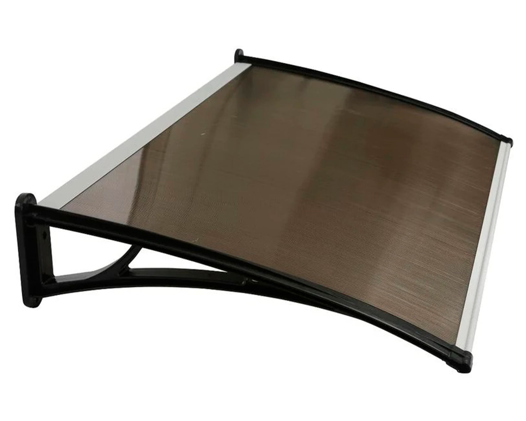 Alero listo Curvo PVC 70x120 cm bronce