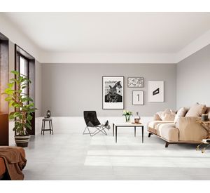 Porcelanato Concreto blanco 60x60 cm 1.44 m2