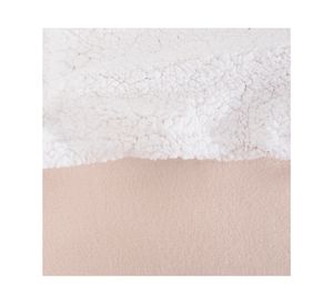 Frazadas Polar sherpa lisa Taupe 2 plazas 1 un.