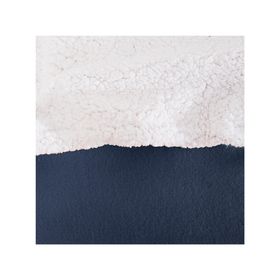 Frazadas Polar sherpa lisa azul oscuro king 1 un.