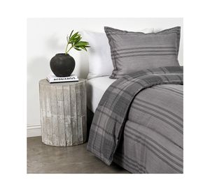 Plumón Squares gris 1.5 plazas