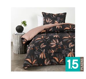 Plumón Nouveau negro 1.5 plazas