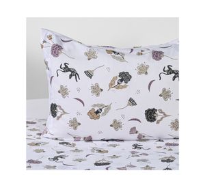 Juego sábanas 1.5 plazas 200 Hilos Mystic blanco