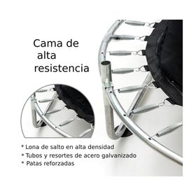 Cama elástica entretenida rojo 173x140 cm