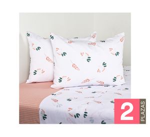 Sábanas 2 plazas 144 hilos Ninfa rosa