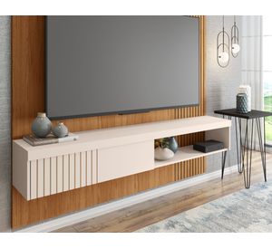 Panel TV 65" Jade castaño/off white