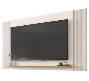 Panel TV 75" + rack + vitrina + buffet Mondrian off white