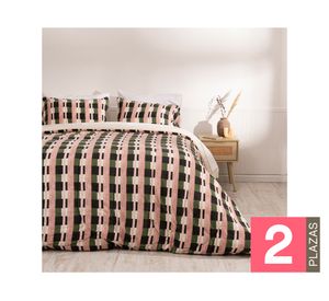 Plumón Trama rosado 2 plazas